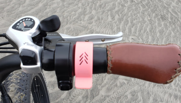 **  BRIGHT PINK  **  JA E-Bike Throttle Attachment  ** Free Shipping **